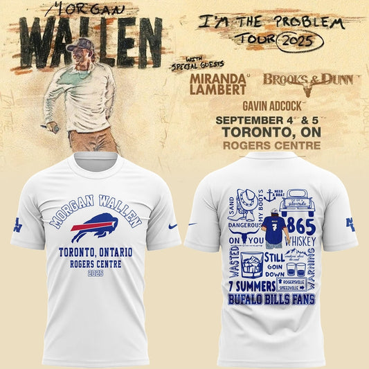 Exclusive Morgan Wallen x Buffalo Bills T-Shirt 2025 For Fans!