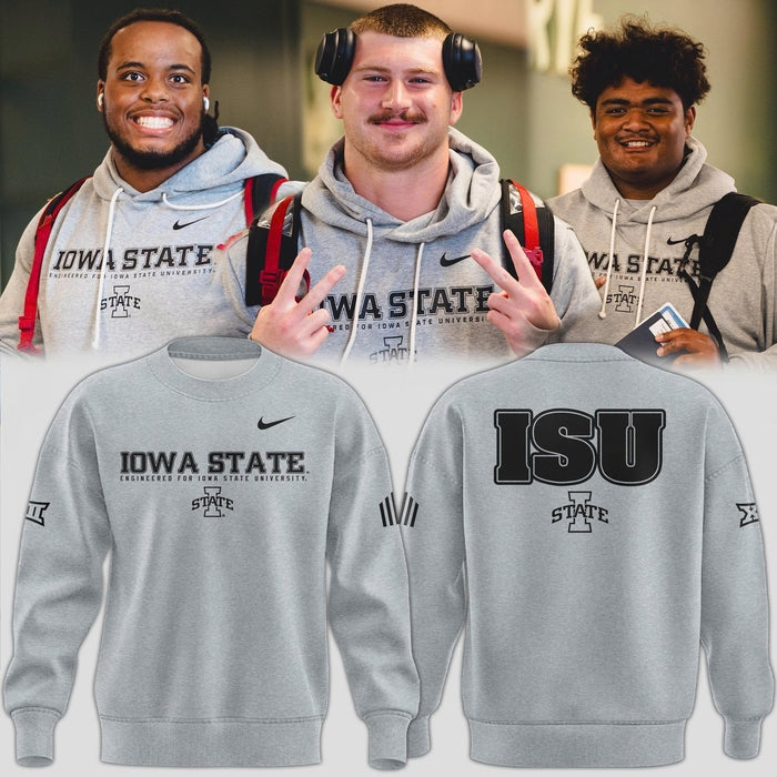 Special New 2025 ISU Logo Sweat In Grey