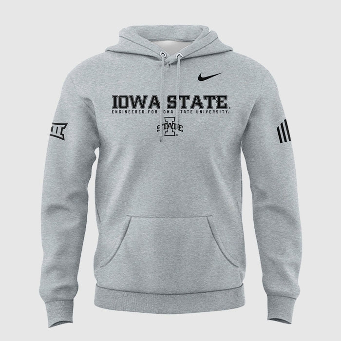 Special New 2025 ISU Logo Hoodie In Grey