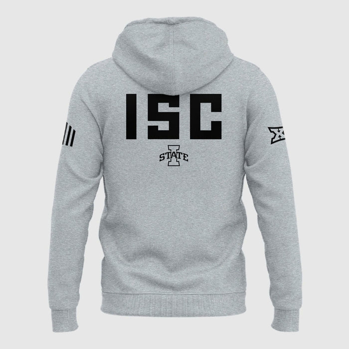 Special New 2025 ISC Logo Hoodie In Grey