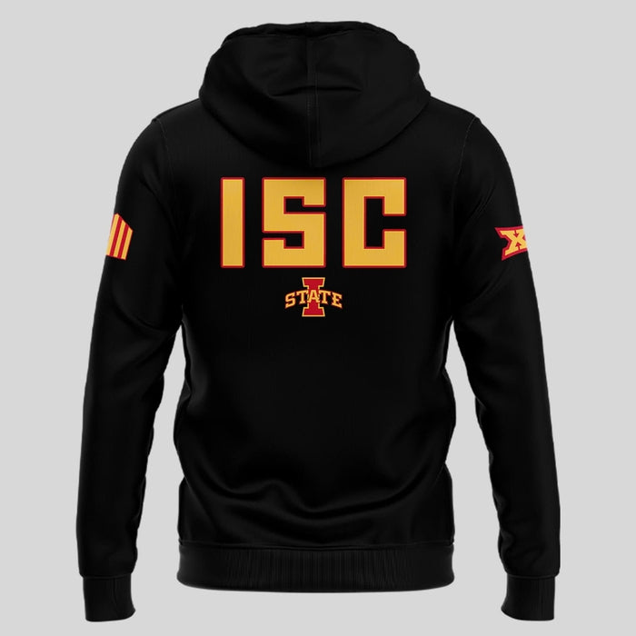 Special New 2025 ISC Logo Hoodie In Black