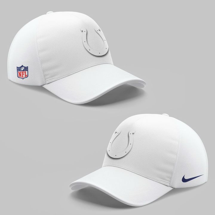 Indianapolis Colts "White Out" Baseball Jersey V2