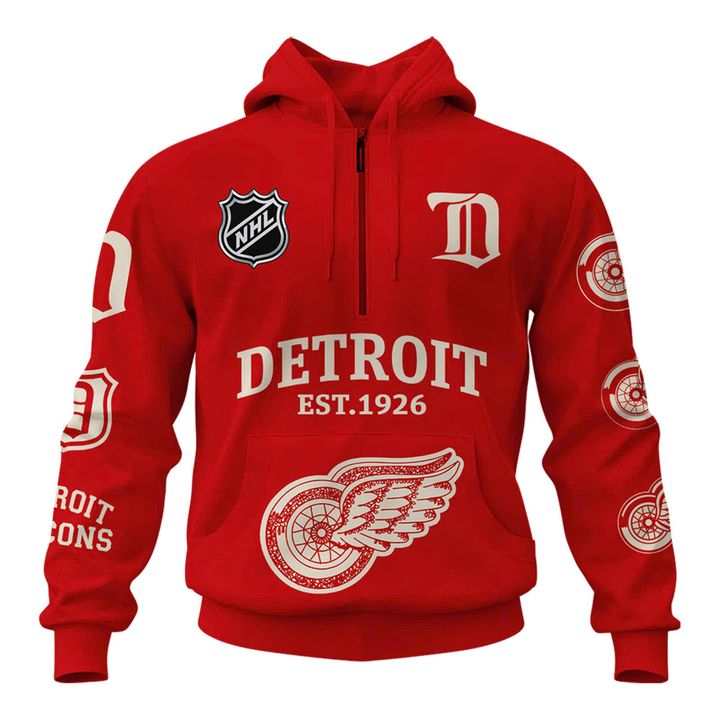 Detroit Red Wings 100th Anniversary Limited Edition Hoodie