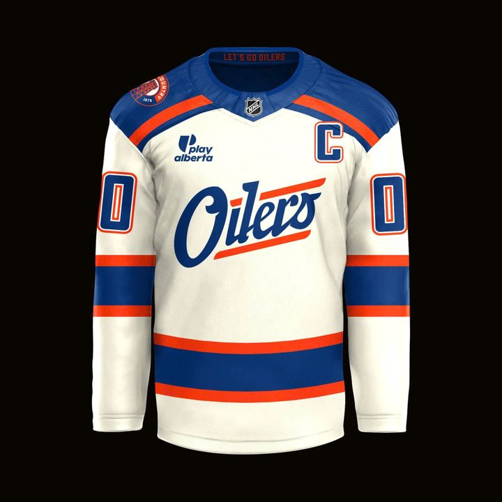 Edmonton Oilers Captain Jersey (Custom)