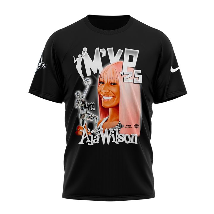 LAS VEGAS ACES A'JA WILSON 2025 MVP Tshirt