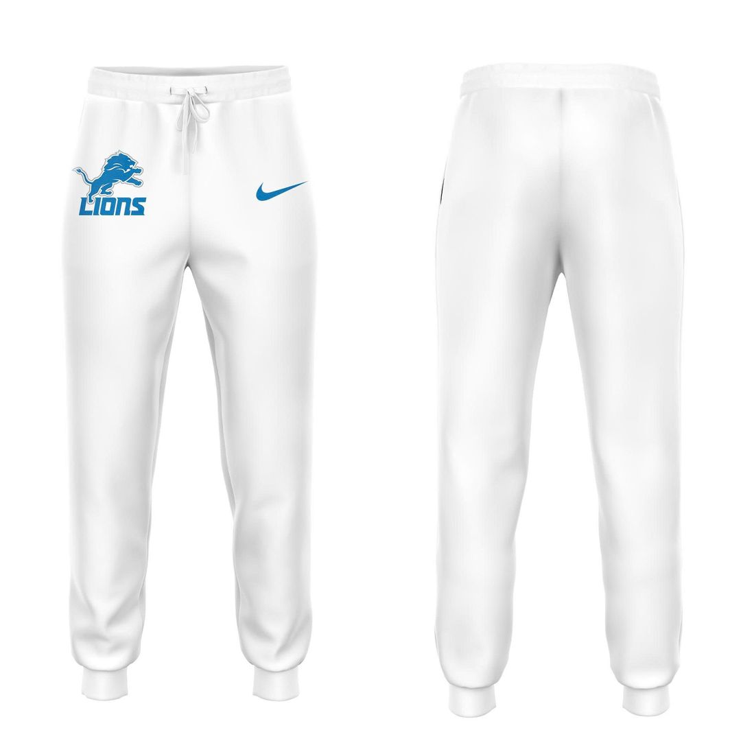 Detroit Lions 2025 Icy White Limited Hoodie