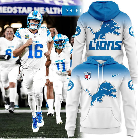 Detroit Lions 2025 Icy White Limited Hoodie