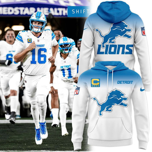 Detroit Lions 2025 Icy White Limited Hoodie