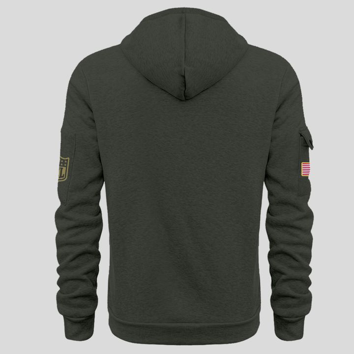 Detroit Lions Salute to Service Sideline 2025 new Hoodie