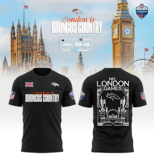 Denver Broncos NFL London game 2025 Limited T-shirt