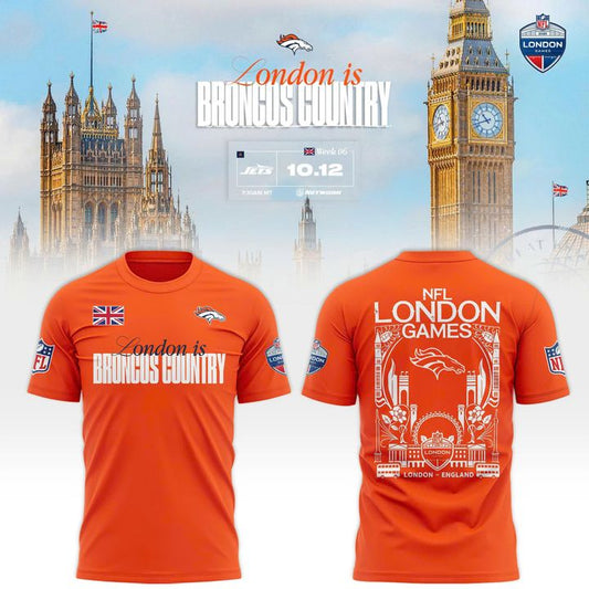 Denver Broncos NFL London game 2025 Limited T-shirt