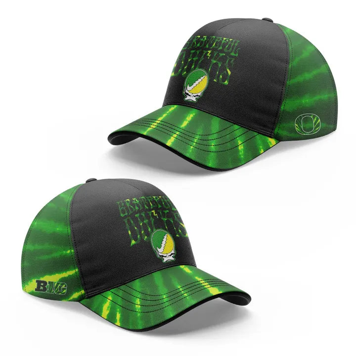 Oregon Ducks Football 2025 Grateful Ducks Tie-Dye T-Shirt