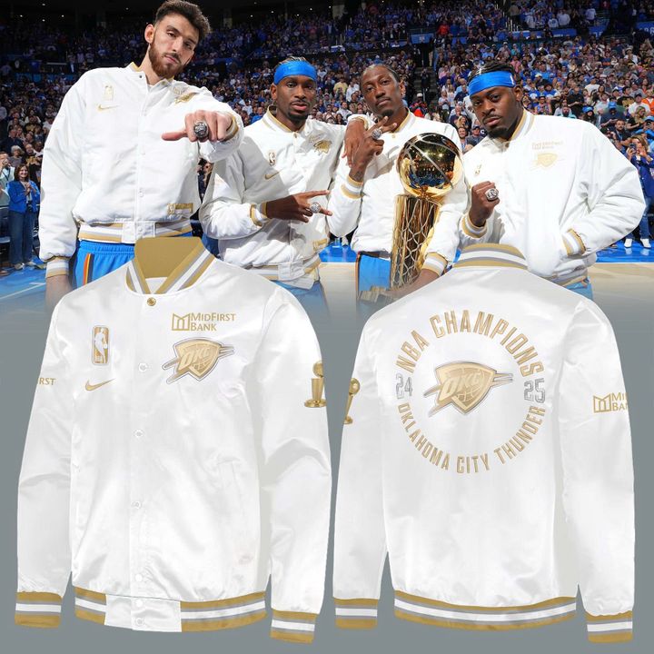 OKCThunder 2025 Ring Ceremony Jacket