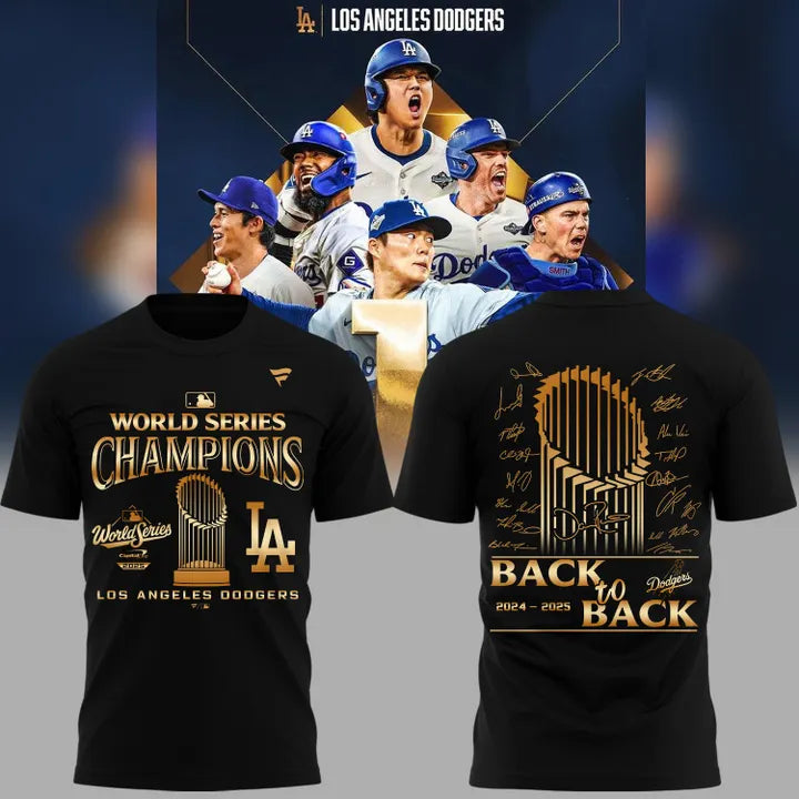 LA Dodgers World Series 2025 Champions Limited Edition Combo T-Shirt