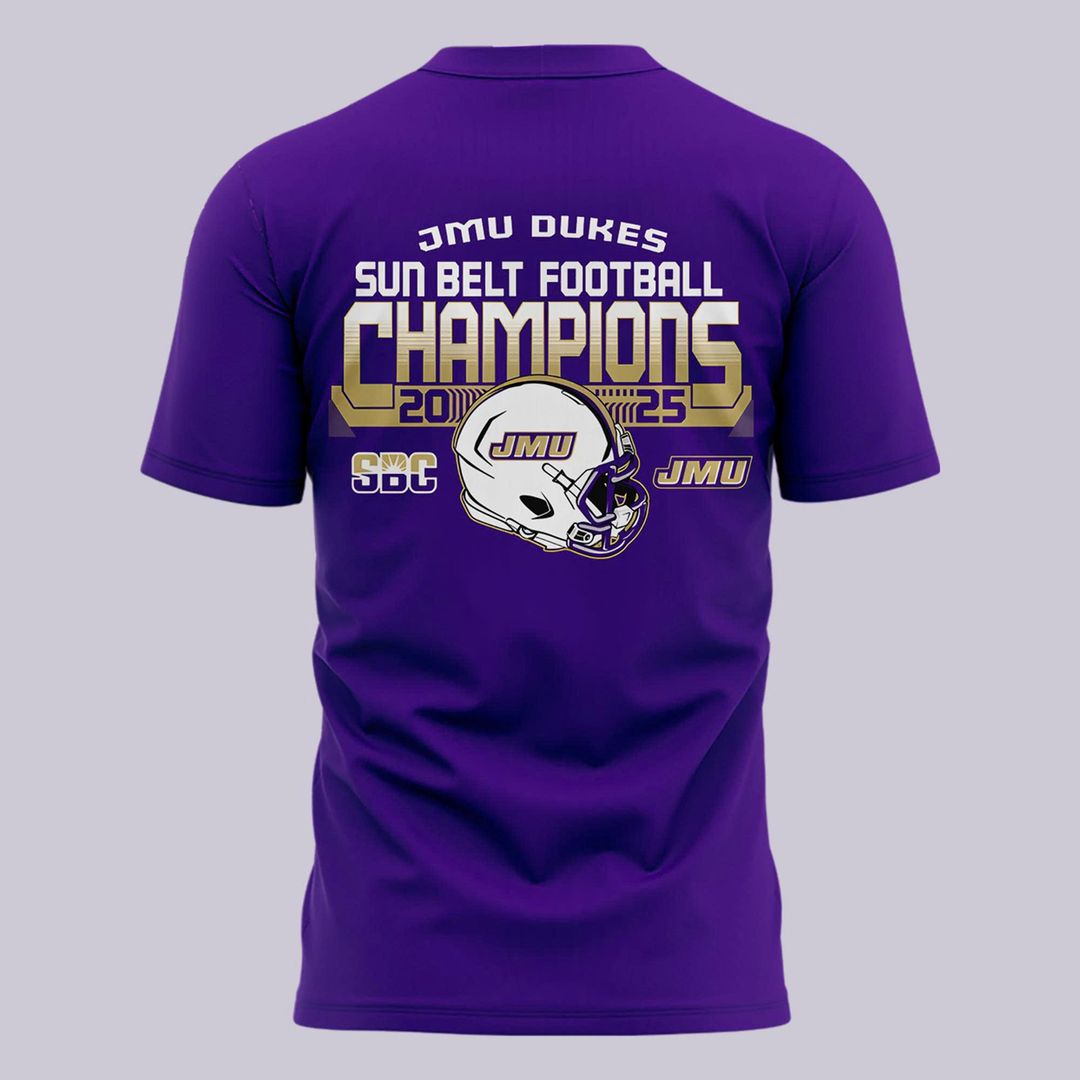2025 limited edition t-shirt JMU Football Champions for fans