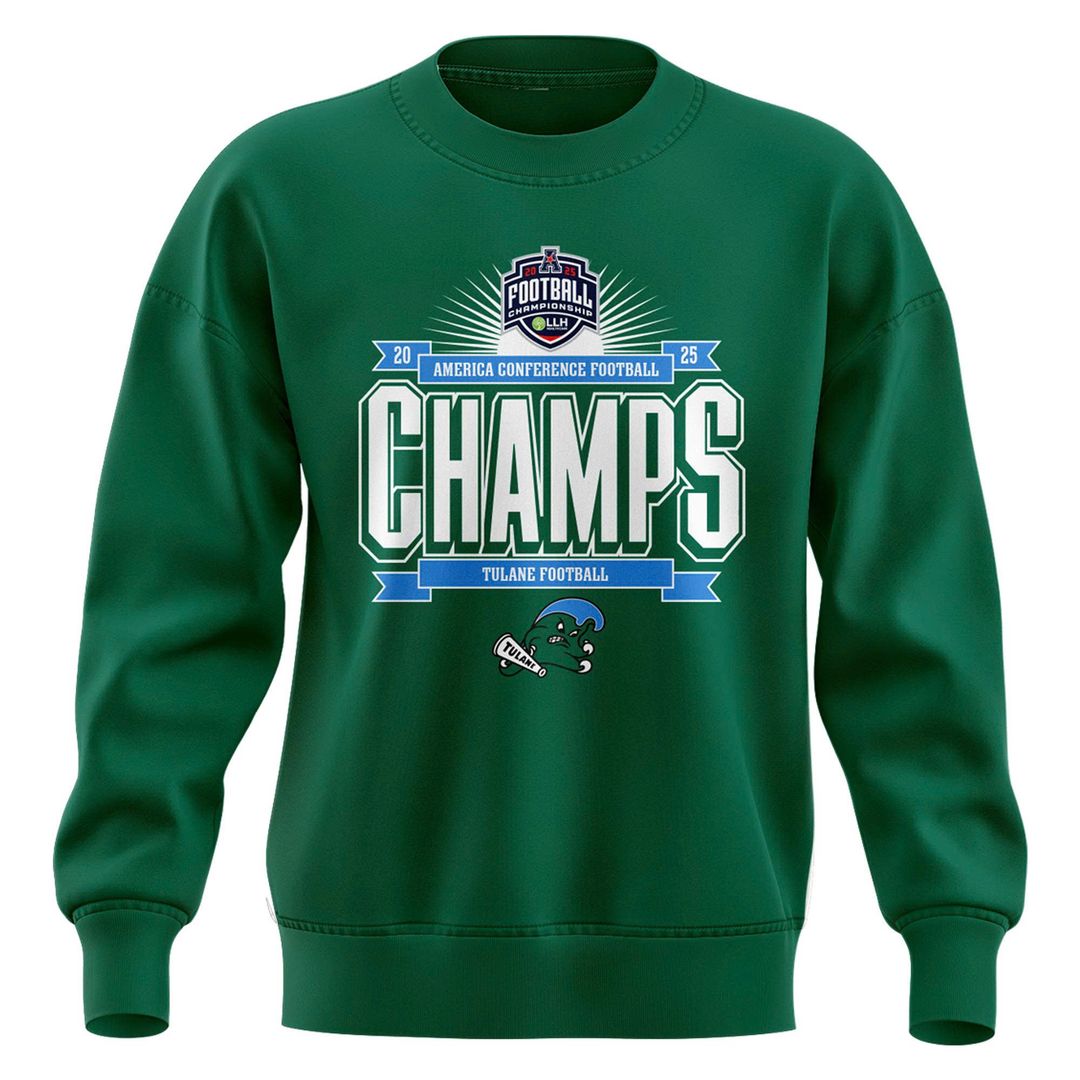 2025 limited edition sweatshirt Tulane Football Champions