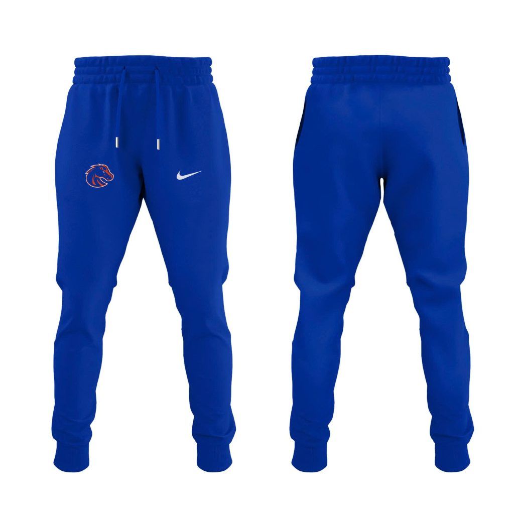 2025 Limited edition Boise State Broncos football hoodie in The Blue and Idaho state