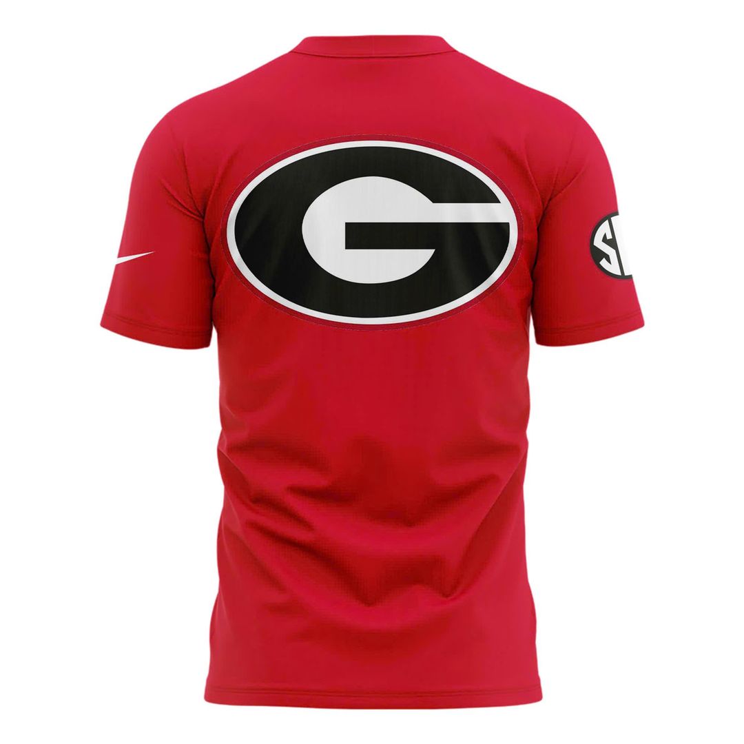 Georgia Bulldogs 2025 SEC Conference Champions Combo T-Shirt