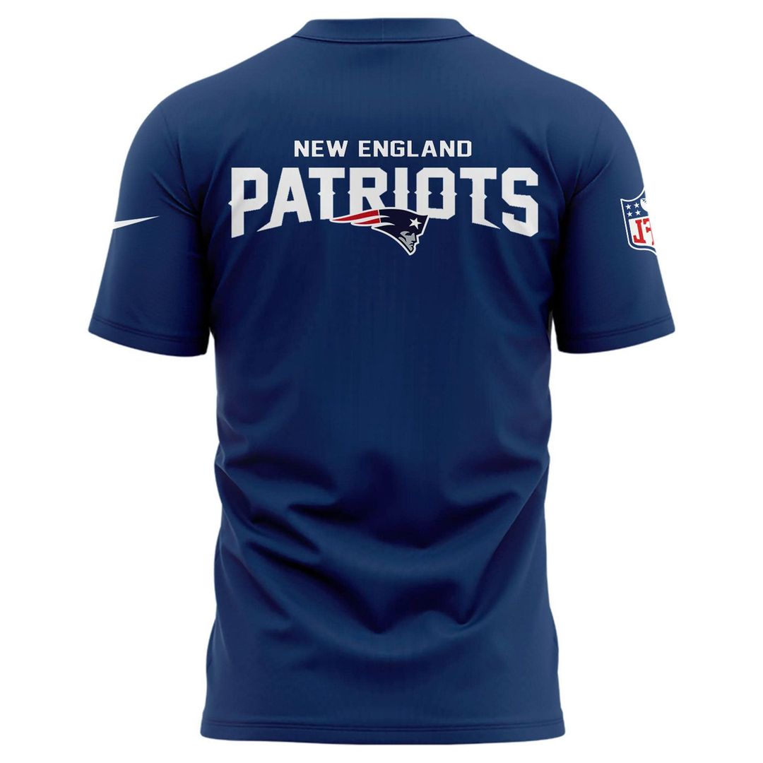 New England Patriots Navy Primetime Club Logo TShirt