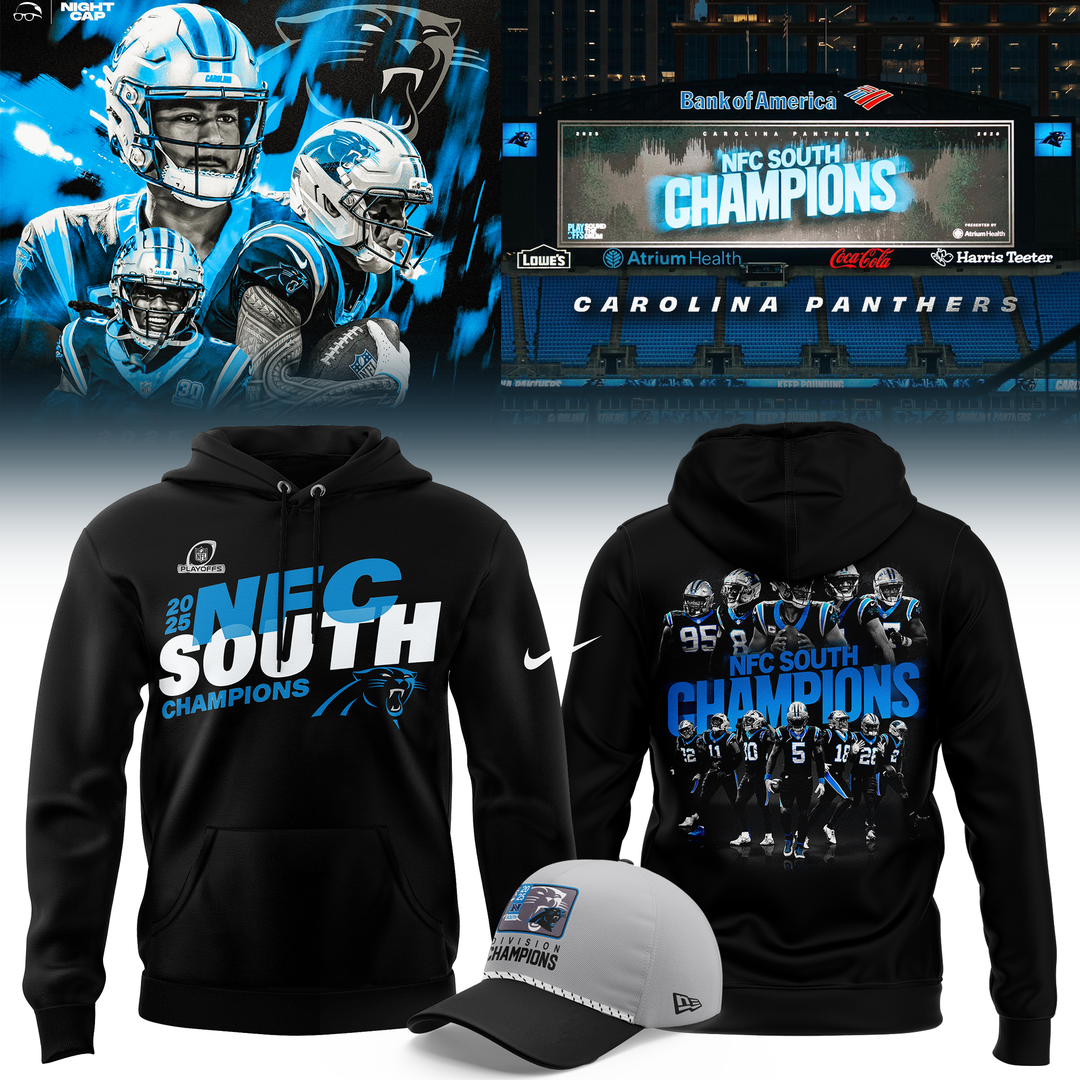 Carolina Panthers 2025 AFC EAST Division Champions Been There Won That Combo Hoodie