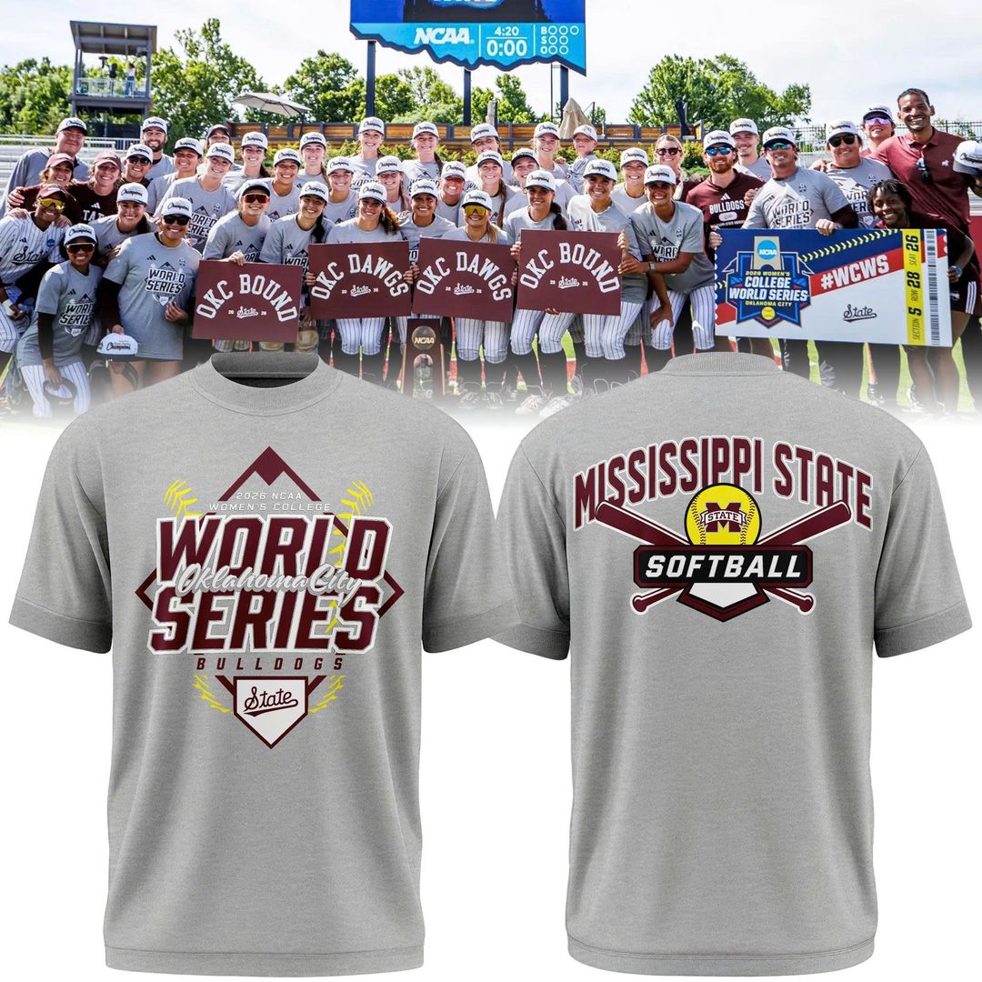 Mississippi State Softball Women’s College World Series Exclusive 2026 T-Shirt