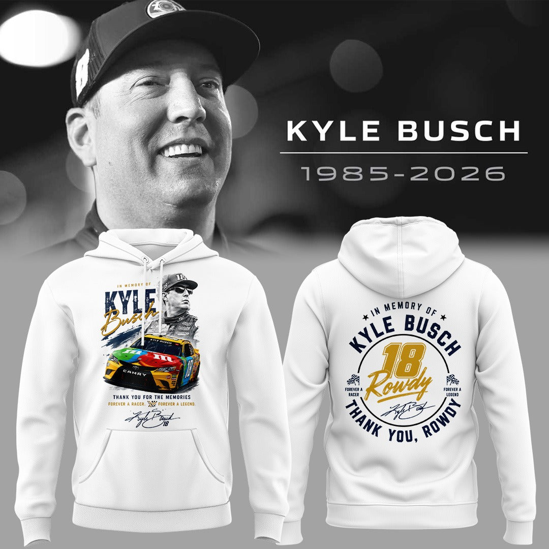 Thank For The Memories Kyle Busch Limited Edition Hoodie