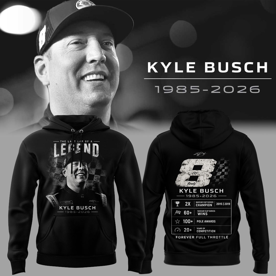 Thank For The Memories Kyle Busch Limited Edition Hoodie