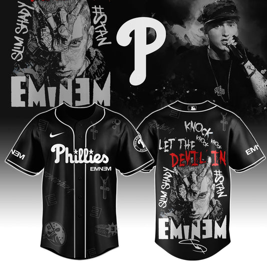 P Phillies x Eminem STANS’ TO LAUNCH IN THEATRES WORLDWIDE 2025 Jersey Editions Limited +Selling Out Fast
