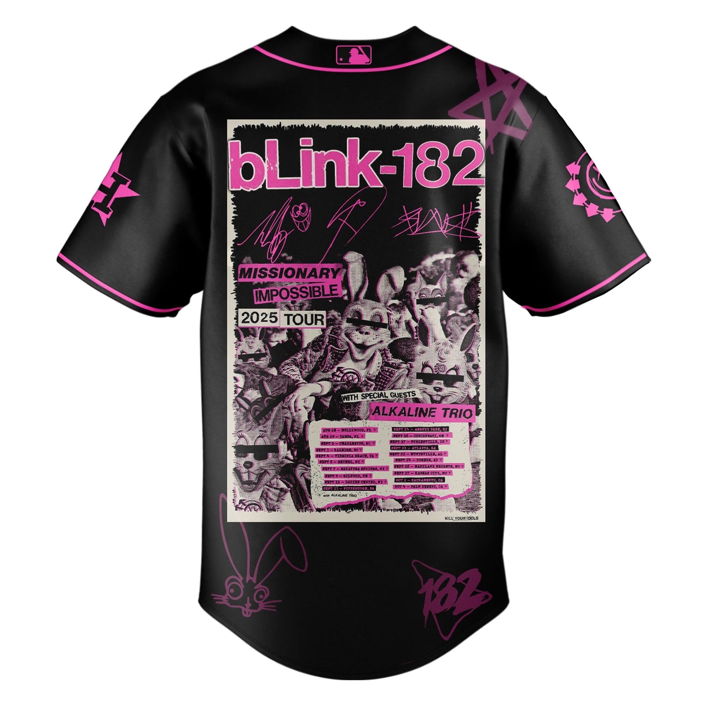 HOU x Blink-182 Missionary Impossible Tour 2025 Jersey