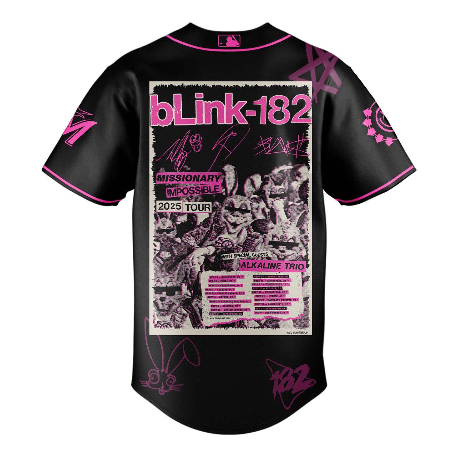 MIA x Blink-182 Missionary Impossible Tour 2025 Jersey