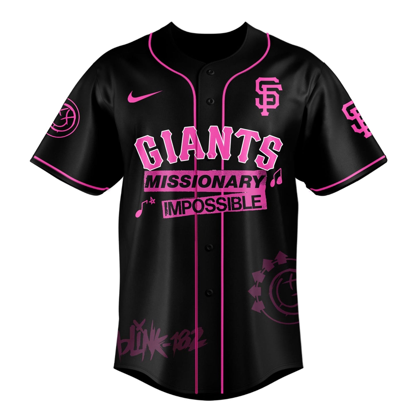 SF x Blink-182 Missionary Impossible Tour 2025 Jersey
