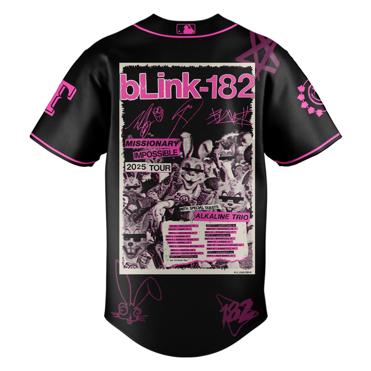 TEX x Blink-182 Missionary Impossible Tour 2025 Jersey