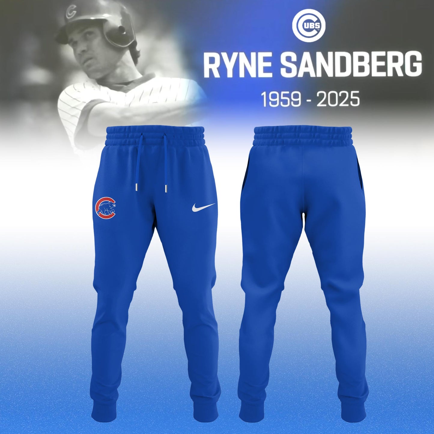 Ryne Sandberg 1959 2025 Jersey Editions Limited Blue