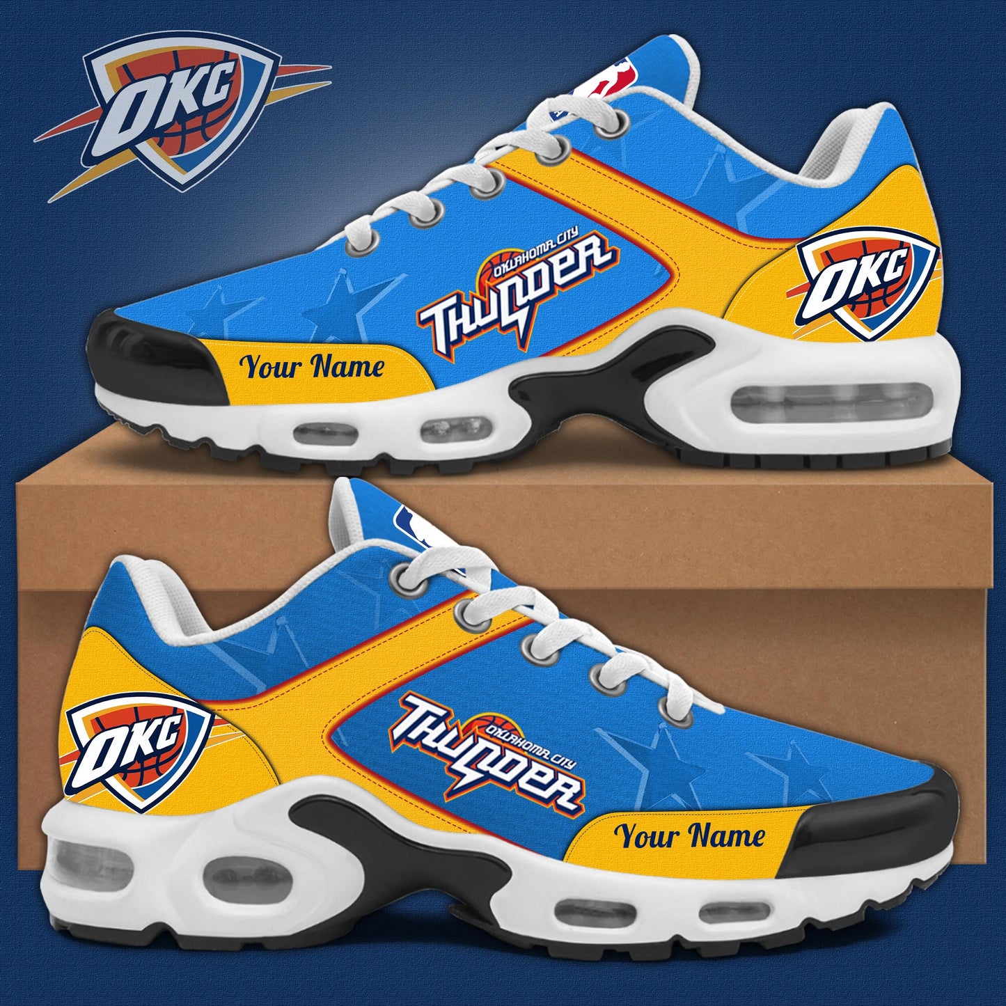 Oklahoma City Thunder Personalized New Shoes