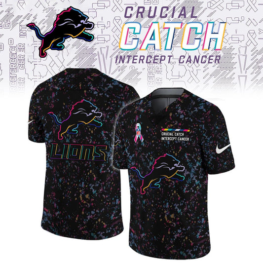 Detroit Lions Crucial Catch Limited Football Jersey