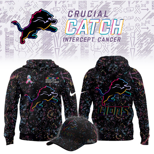 Detroit Lions Crucial Catch Limited Hoodie