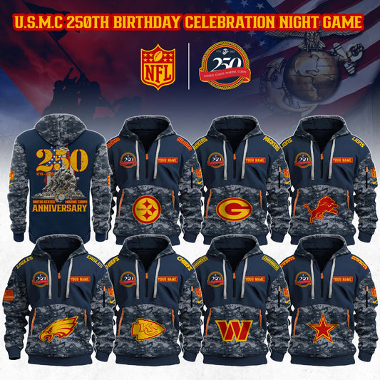 NFL x U.S.M.C 250th Anniversary Limited Editions 2025 Half Zip