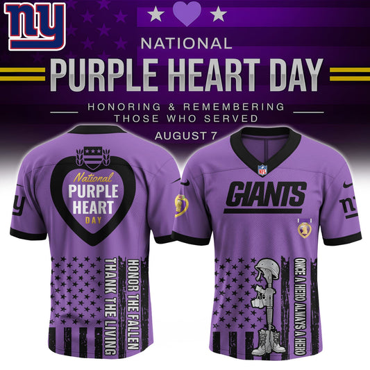 NYG x Purple Heart Day Jersey Limited Edition