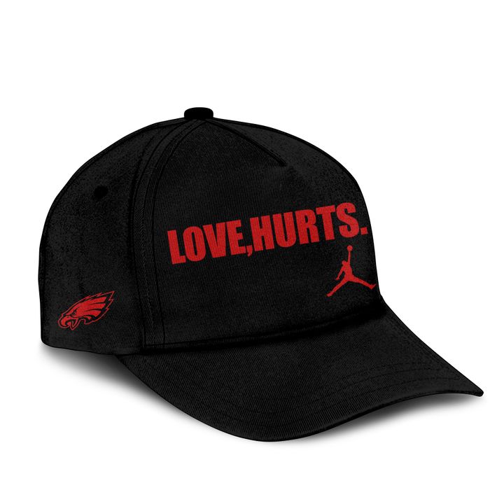 Jalen Hurts with the 'Love, Hurts' Hoodie