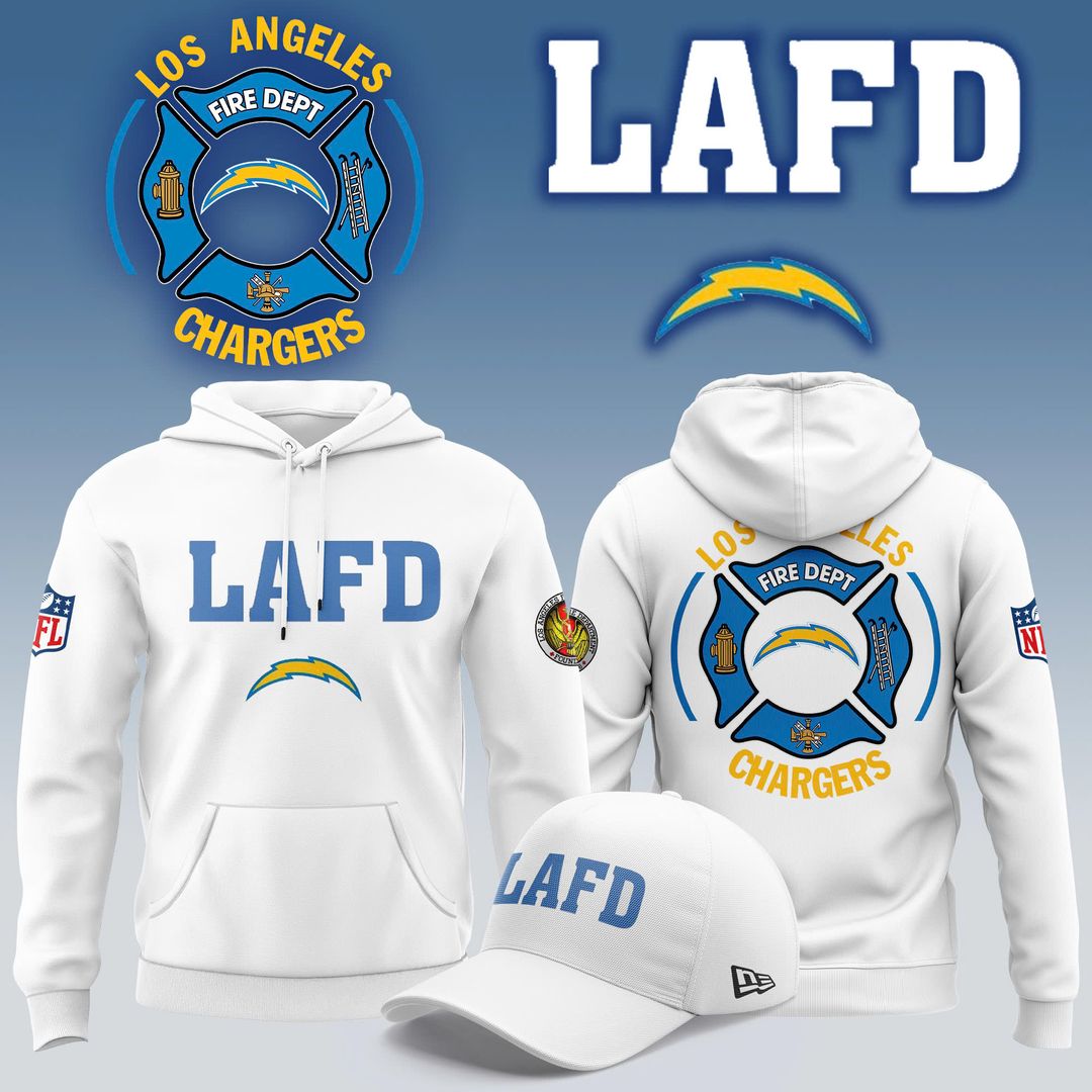 Unisex Los Angeles Chargers LAFD Hoodie