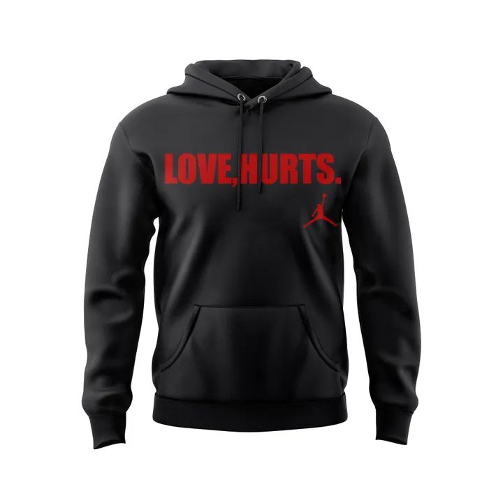 Jalen Hurts with the 'Love, Hurts' Hoodie Limited Edition