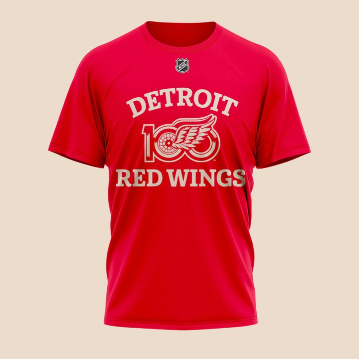 Detroit Red Wings "100 YEARS OF HOCKEYTOWN" T-Shirt
