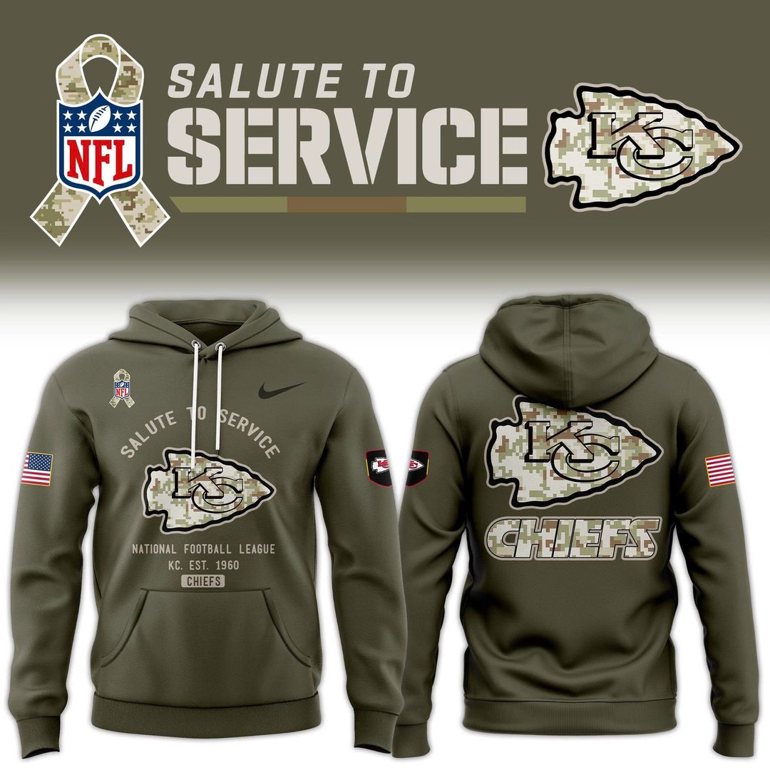 Kansas City Chiefs x Veterans Day Celebration 2025 Hoodie