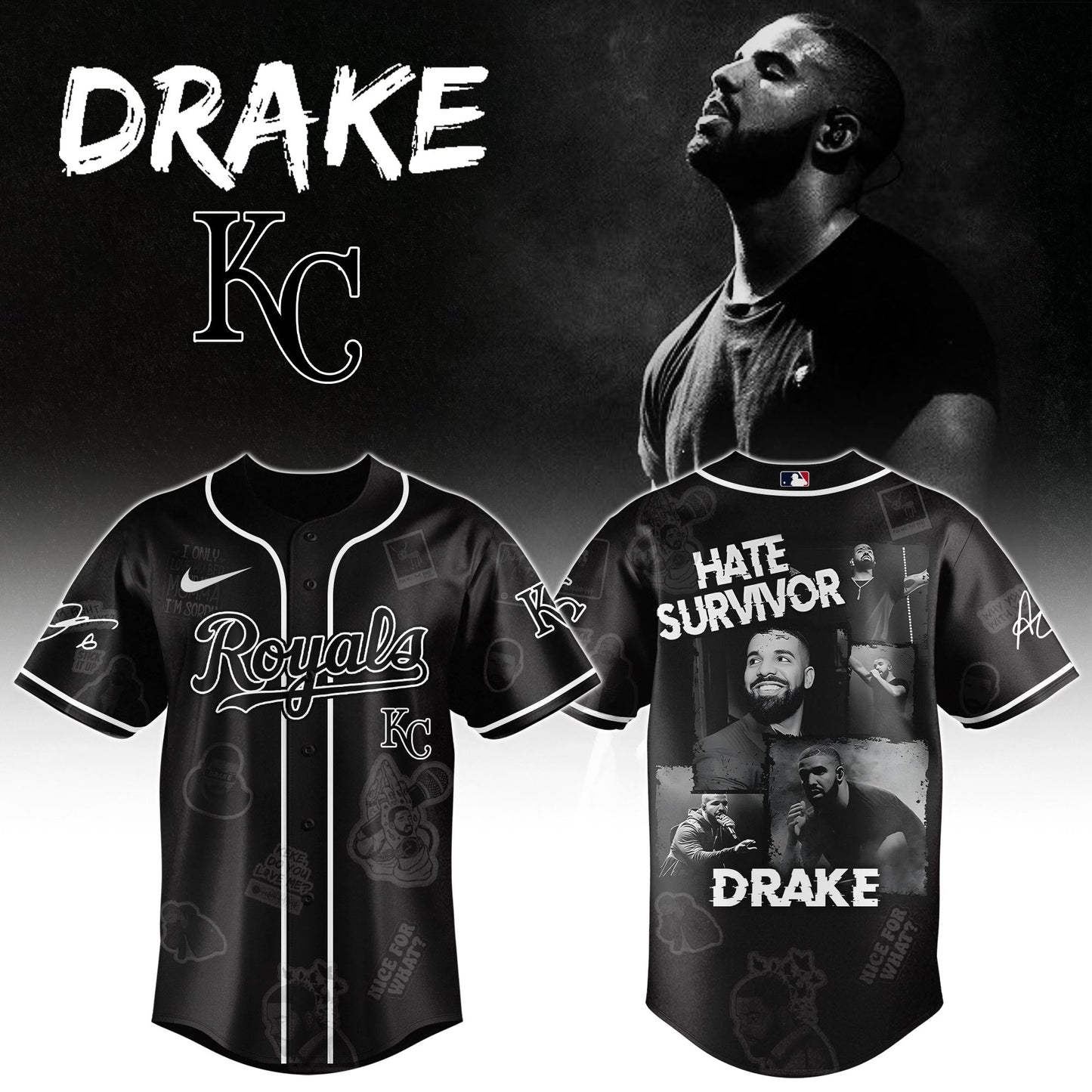 K C Royals x Drake Chromakopia The World Tour 2025 Jersey Editions Limited +Selling Out Fast