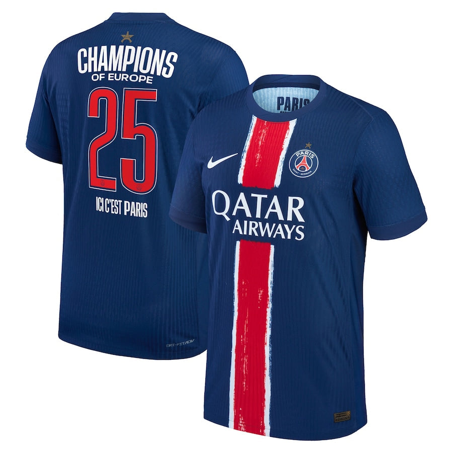 Paris Saint-Germain Champions of Europe 2025 Jersey