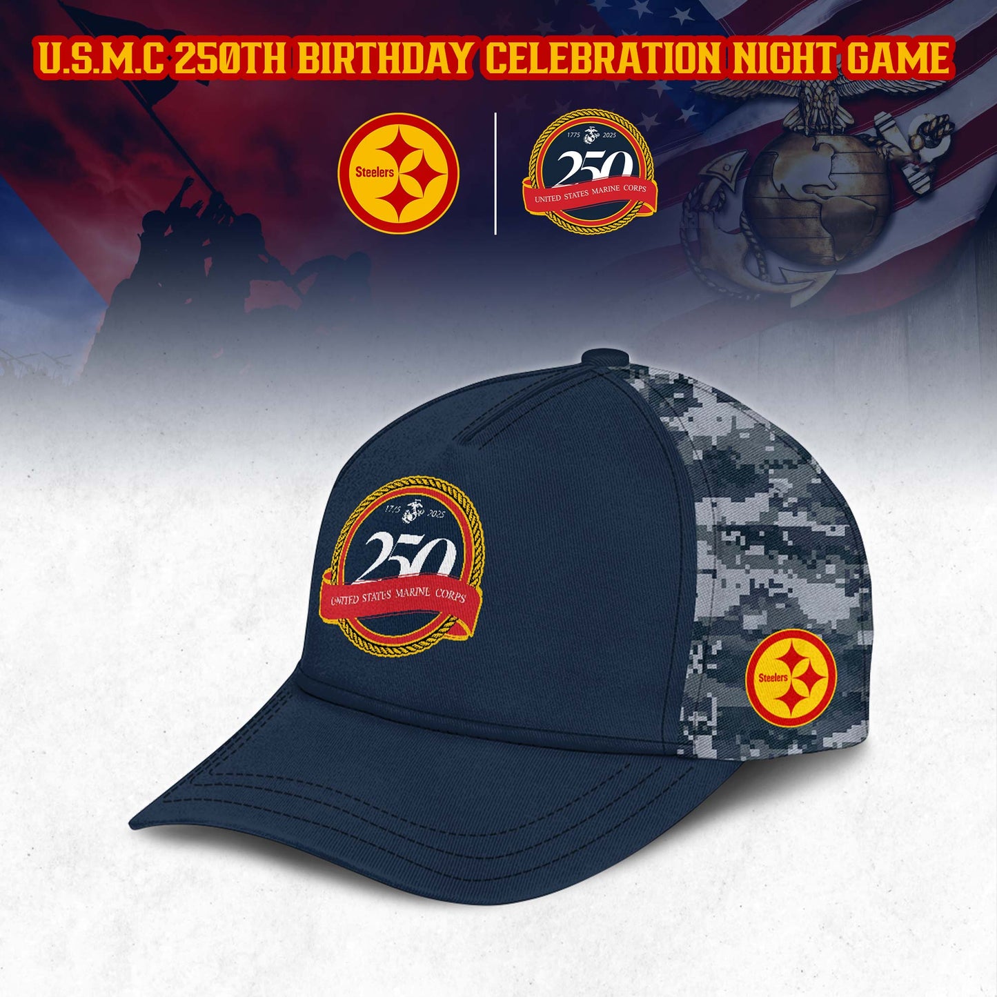 NFL x U.S.M.C 250th Anniversary Limited Editions 2025 Half Zip
