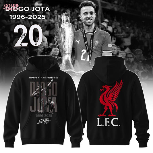 Diogo Jota Thank You For The Memories LFC 2025 Hoodie