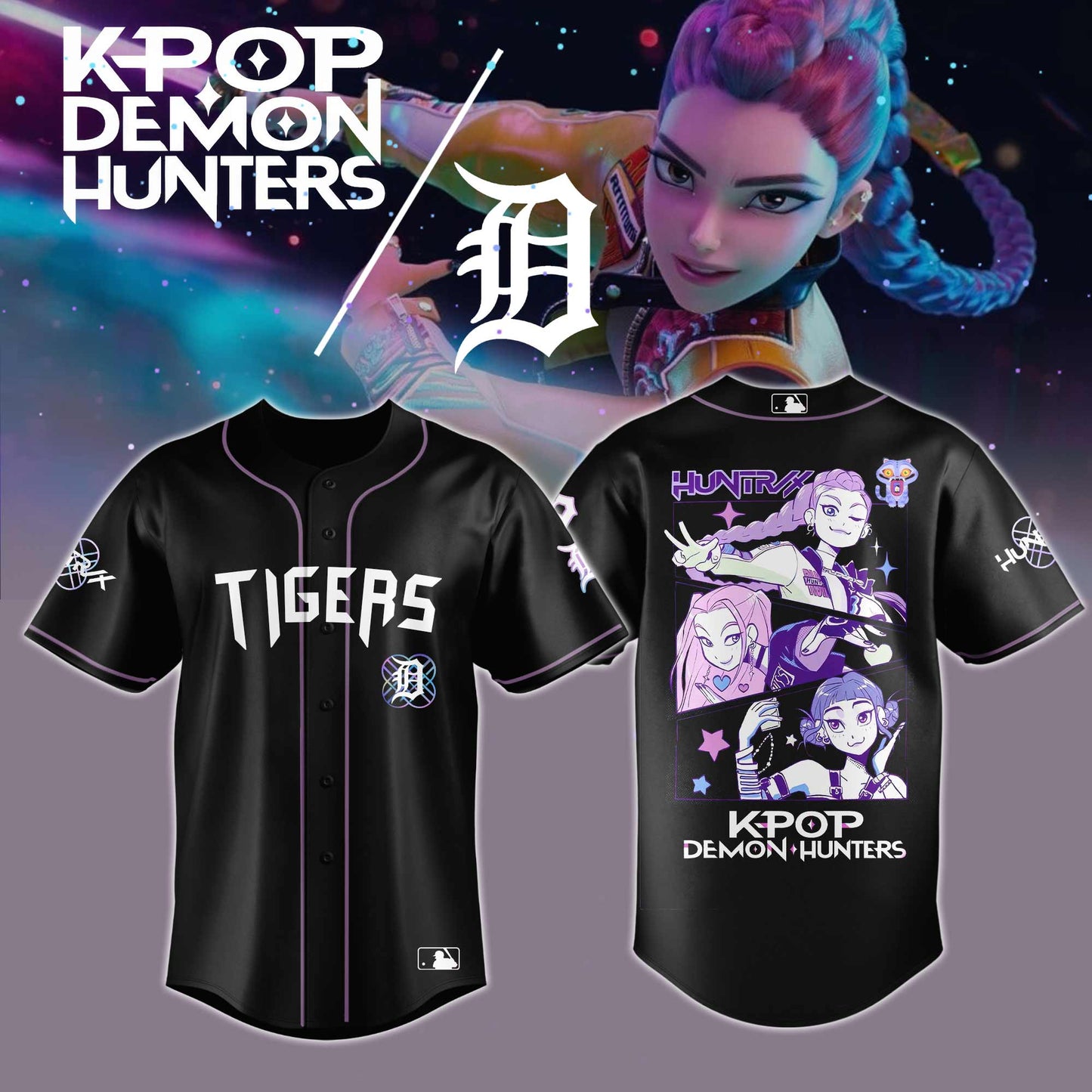 MLB x KPop Demon Hunters Jersey Editions Limited 2025