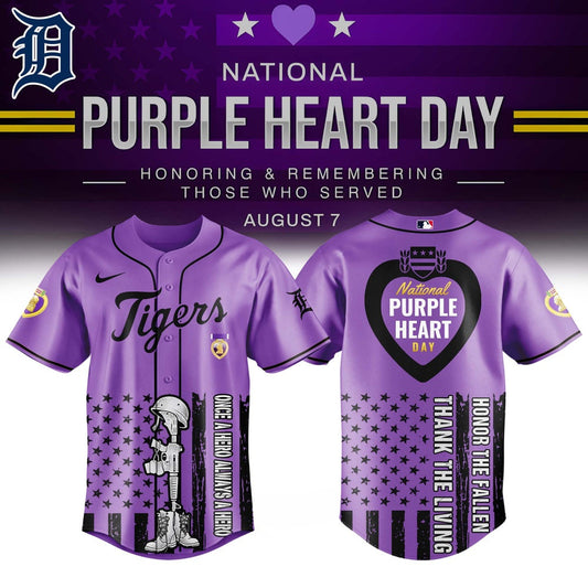 DET x Purple Heart Day Jersey Limited Edition