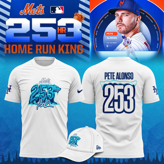 New York Mets Pete Alonso 253 Home Run Limited Editions T-Shirt